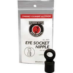 Item 407438, Eye socket nipple pull ring for chimney and stove brushes.