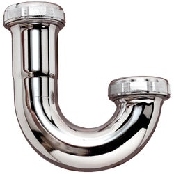 Item 408268, J-Bend is designed for less cleanout use with sink drain traps to eliminate