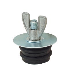 Item 408611, Expansion plug to use for testing or as temporary pipe plug, steel flange 