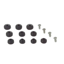 Item 410810, Large neoprene rubber beveled faucet washer assortment includes 2 each of 