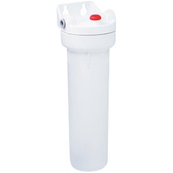 Item 411302, The drinking water filter fits compactly under the kitchen sink and taps 