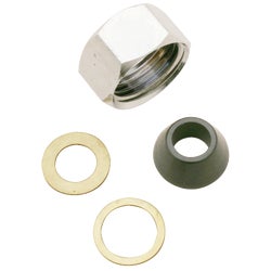 Item 411566, Replaces cracked or spread slip-joint nut. Chrome-plated.