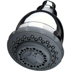Item 412198, Filtered showerhead reduces sulfur odor, and 99% chlorine and scale for 