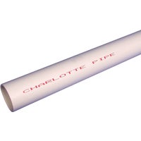 PVC 04005 0600 Charlotte Pipe 10 Ft. Schedule 40 Cold Water PVC Pressure Pipe