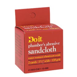 Item 413933, E-Z clean abrasive sandcloth is a flexible yet strong cotton fabric 