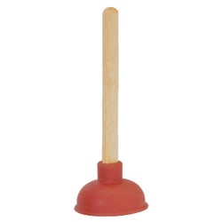 Item 415713, Heavy-duty, red rubber force cup will not harden or crack.