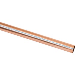 Item 416730, Straight length copper water pipe. 99% pure copper. I.D.
