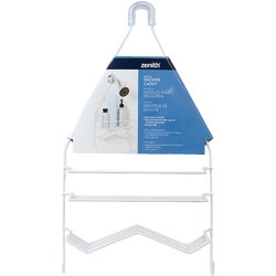 Item 418625, 2 shelves and 2 hooks accommodate an array of sizes and types of bathroom 