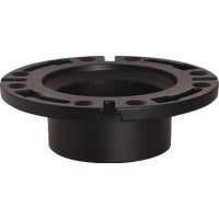 886-A Sioux Chief 3 In. Hub/Inside 4 In. ABS Open Toilet Flange w/1-Pc. Plastic Ring
