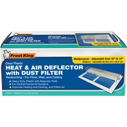 Item 418989, Frost King's heat and air deflectors make the distribution of air 