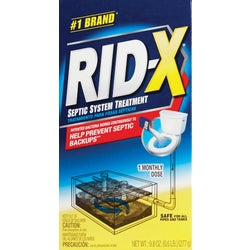 Item 419079, Rid-X, Professional powder bacteria septic system additive, 100% natural 
