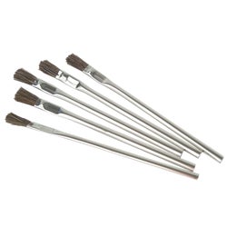 Item 419907, Acid, Dope, Flux, and adhesive brush with tinplate metal handles.