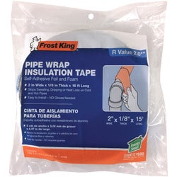 Item 420280, Frost King's foam and foil pipe insulation is a simple, one-step way to 