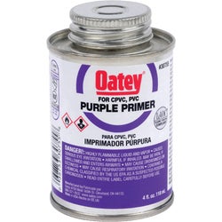 Item 425025, A purple-tinted aggressive primer recommended for use on PVC and CPVC pipe 