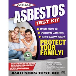 Item 426275, Simple to use DIY test kit identifies asbestos fibers to as little as 1% 