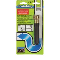 Item 426319, Reusable drain unclogger works without any harmful chemicals.