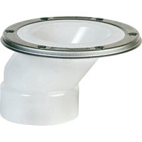 889-POM Sioux Chief PVC Offset Closet Flange With Swivel Ring