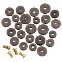426943 Do it Flat Faucet Washer 20 Assorted Faucet Washers & 4 Brass Screws