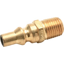 Item 427462, 1/4 In. Male pipe thread x full flow Male plug.