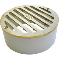 909B NDS 3 In. Round Grate with PVC Collar