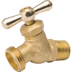 Item 428531, Solid brass hose bibbs with Male thread help prevent your hose from kinking
