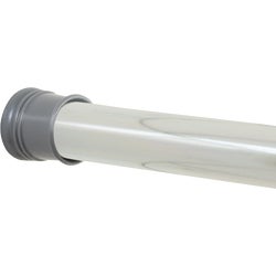 Item 428709, No slip shower rod easily installs just by twisting.