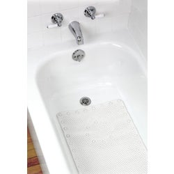 Item 428754, Mildew-resistant foam bath mat has a nonslip surface.