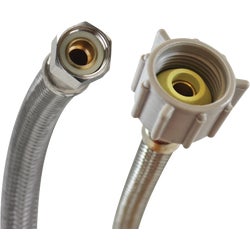Item 429691, Braided stainless steel toilet water supply connectors.