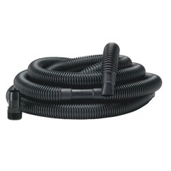 Item 430080, 24' of 1-1/2" black corrugated hose, cuffed every 6'.