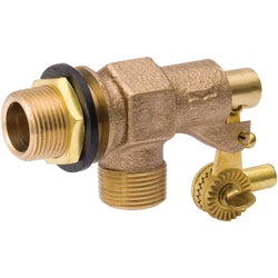 Item 430366, Bronze construction, dual inlet thread for connecting pipe and locknut.