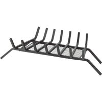 FG-1011 Home Impressions Steel Fireplace Grate with Ember Screen