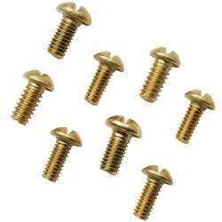 Item 435318, Brass faucet screws.
