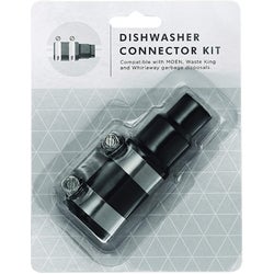 Item 435325, Use to connect dishwasher outlet hose to garbage disposal unit.