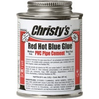 505197 Christys Low VOC Red Hot Blue Glue PVC Pipe Cement