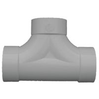 414155BC IPEX Canplas PVC Sewer & Drain Cleanout 2-Way Tee 4"