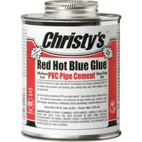 505198 Christys Low VOC Red Hot Blue Glue PVC Pipe Cement