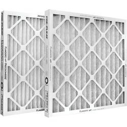 Item 436259, This standard efficiency air filter features a MERV 8 rating capturing a 