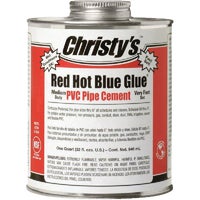 505202 Christys Low VOC Red Hot Blue Glue PVC Pipe Cement