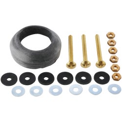 Item 436656, Do it Best Tank-To-Bowl 3 bolt kit with double thick sponge rubber gasket.