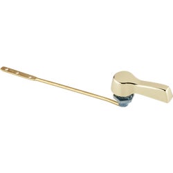 Item 436801, Polished brass handle, brass arm, metal threads and nut.