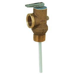 Item 436898, Temperature and pressure relief valve for direct installation into hot 