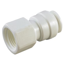 Item 436996, Plastic connector with simple, yet secure, push-in connections.