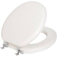 815CP_000 Mayfair Round Premium Soft Toilet Seat With Chrome Hinges