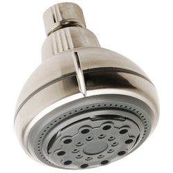 Item 438627, 5-function massage shower head. 2.16 GPM (gallons per minute).