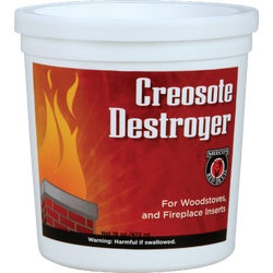 Item 438949, Specially formulated to control creosote build-up in wood and coal stoves, 