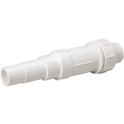 Item 440108, Heavy-duty PVC construction with double O-ring Buna-N-Seal.