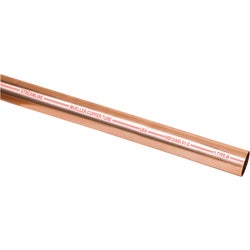 Item 441406, Straight length copper water pipe. 99% pure copper. I.D.