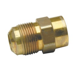 Item 441757, This gas connector adapter is constructed of zinc-plated carbon steel.