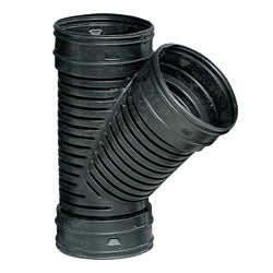 Item 442178, Corrugated fittings are made from strong lightweight polyethylene plastic