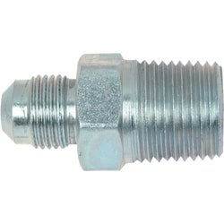 Item 443115, This Zinc-Plated Carbon Steel flare adapter gas fitting is economical, 
